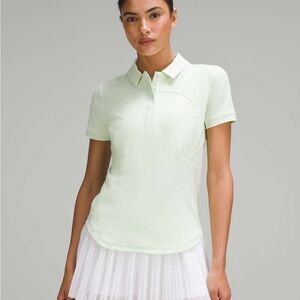 Lululemon Short Short Sleeve Polo - Kohlrabi Green